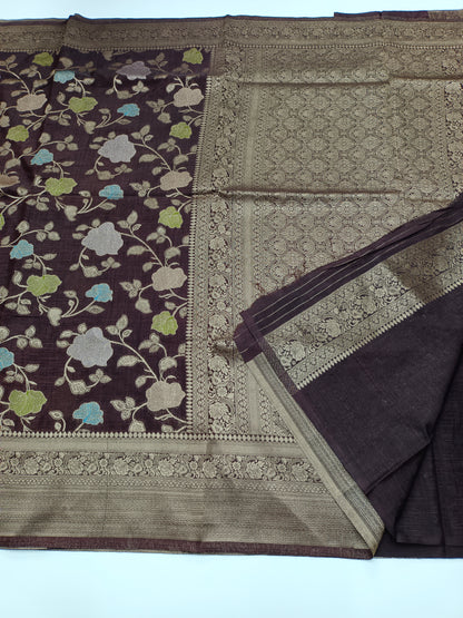 FANCY BAMBOO SILK SAREE