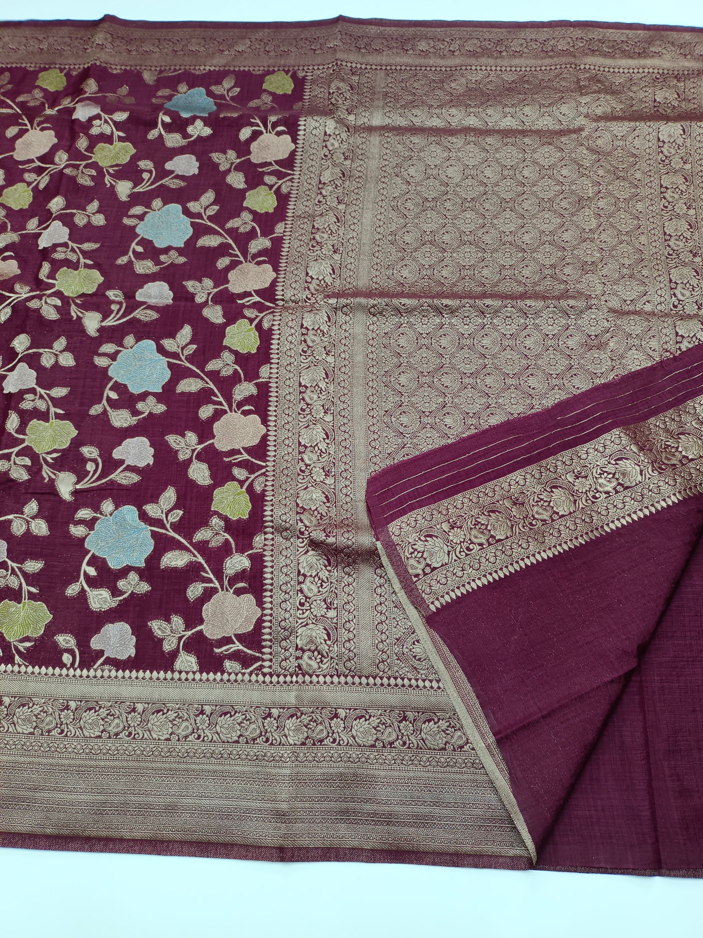 FANCY BAMBOO SILK SAREE