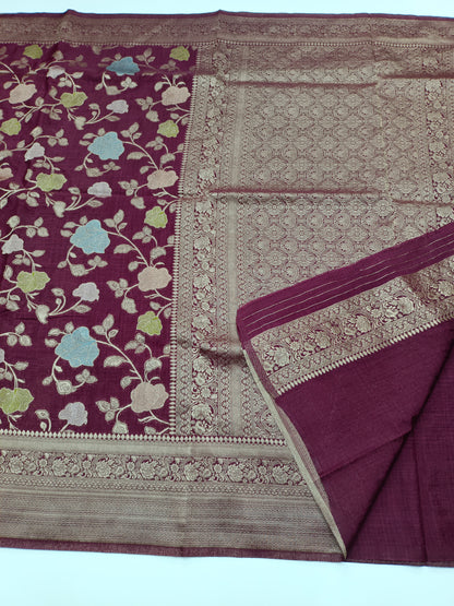 FANCY BAMBOO SILK SAREE