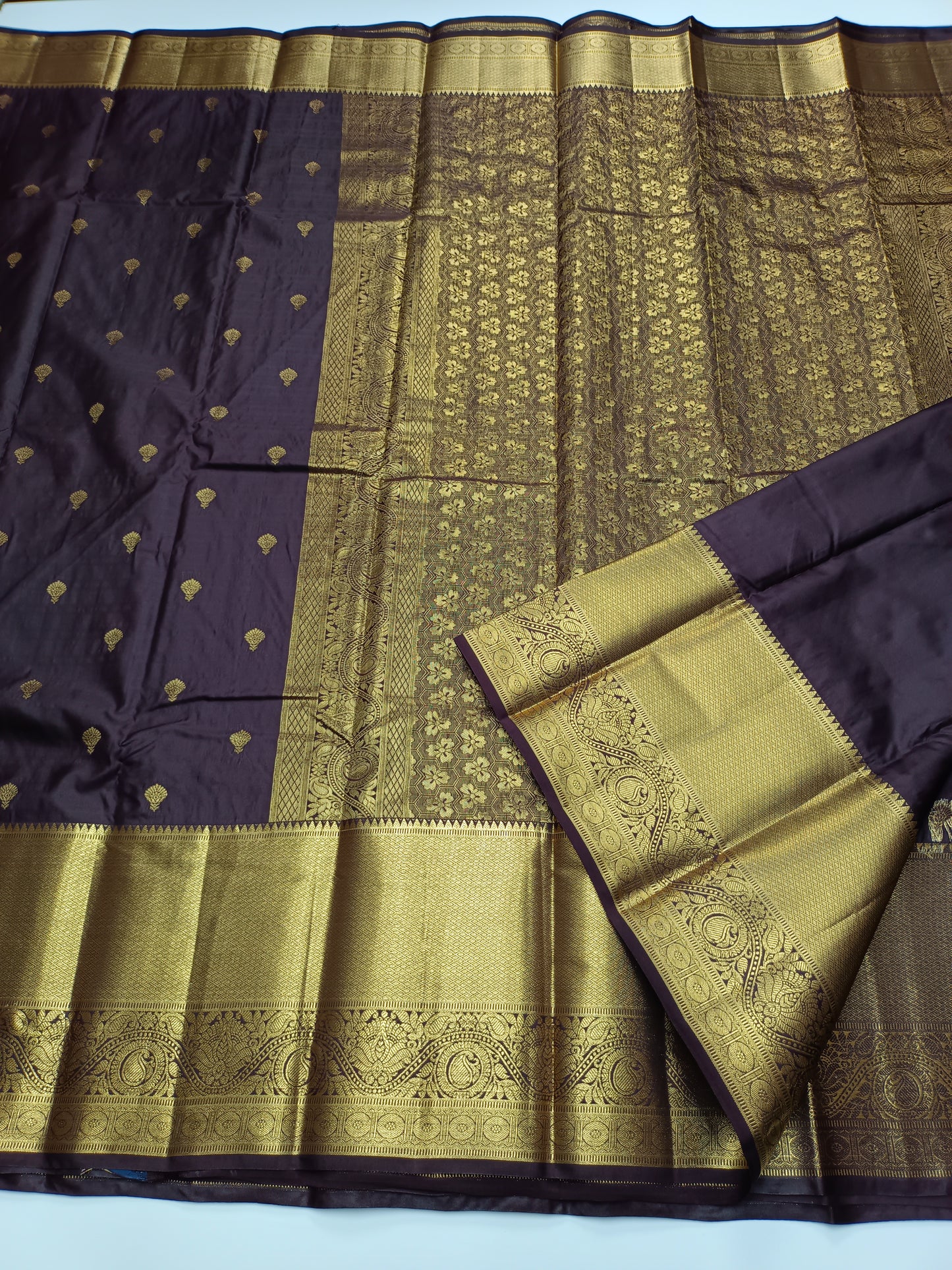 KANCHIPURAM SEMI SILK SAREE
