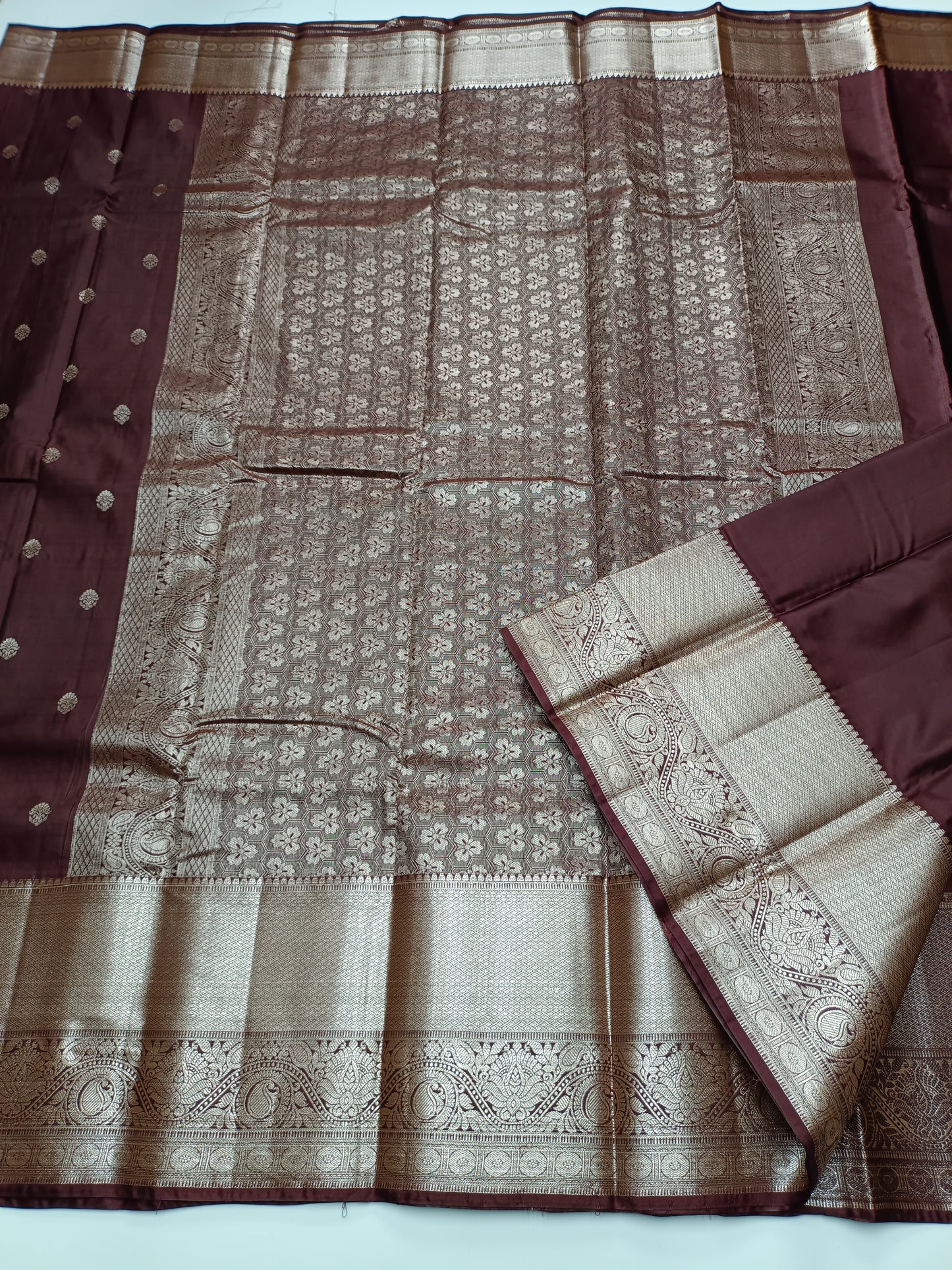 KANCHIPURAM SEMI SILK SAREE