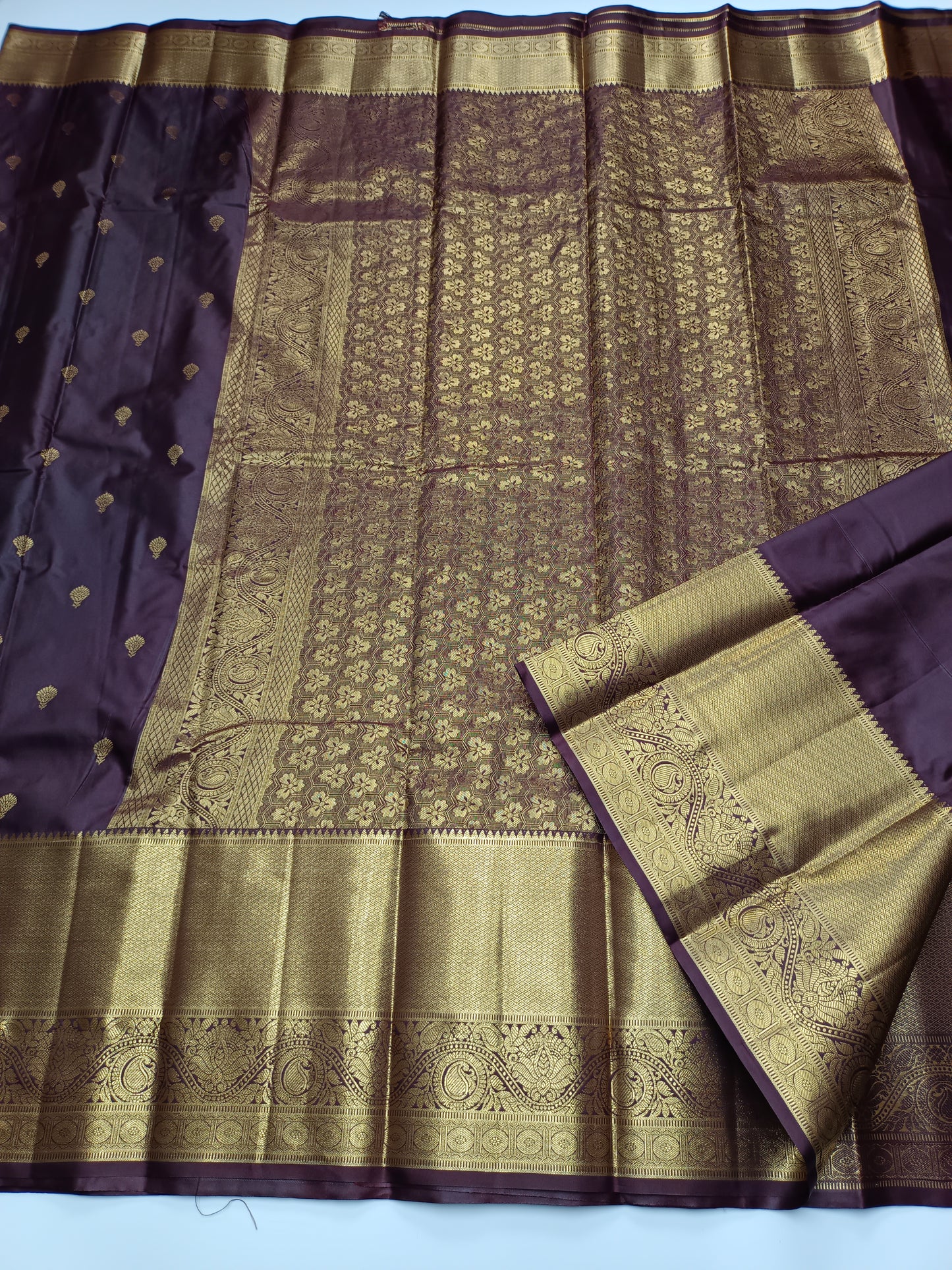 KANCHIPURAM SEMI SILK SAREE