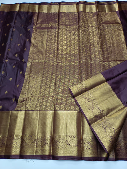 KANCHIPURAM SEMI SILK SAREE