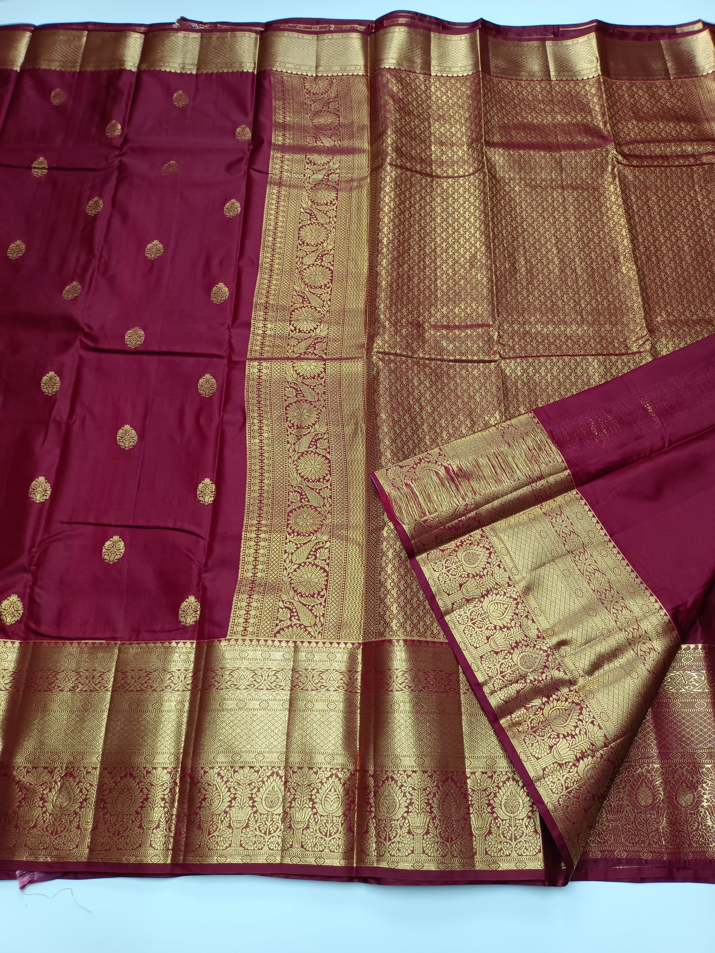 KANCHIPURAM SEMI SILK SAREE