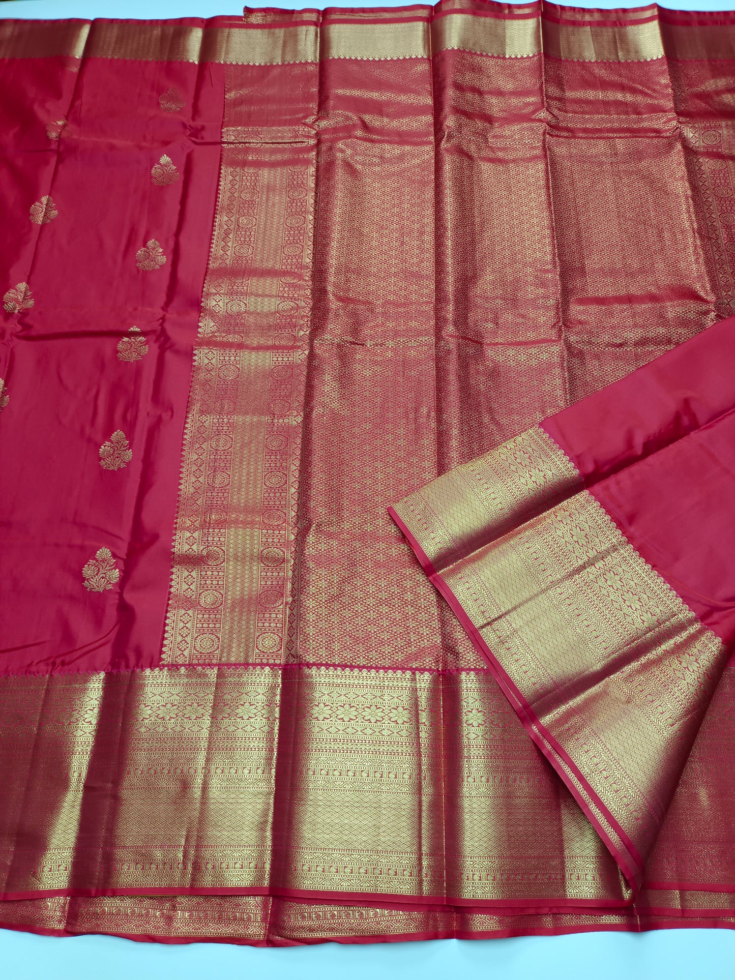 KANCHIPURAM SEMI SILK SAREE