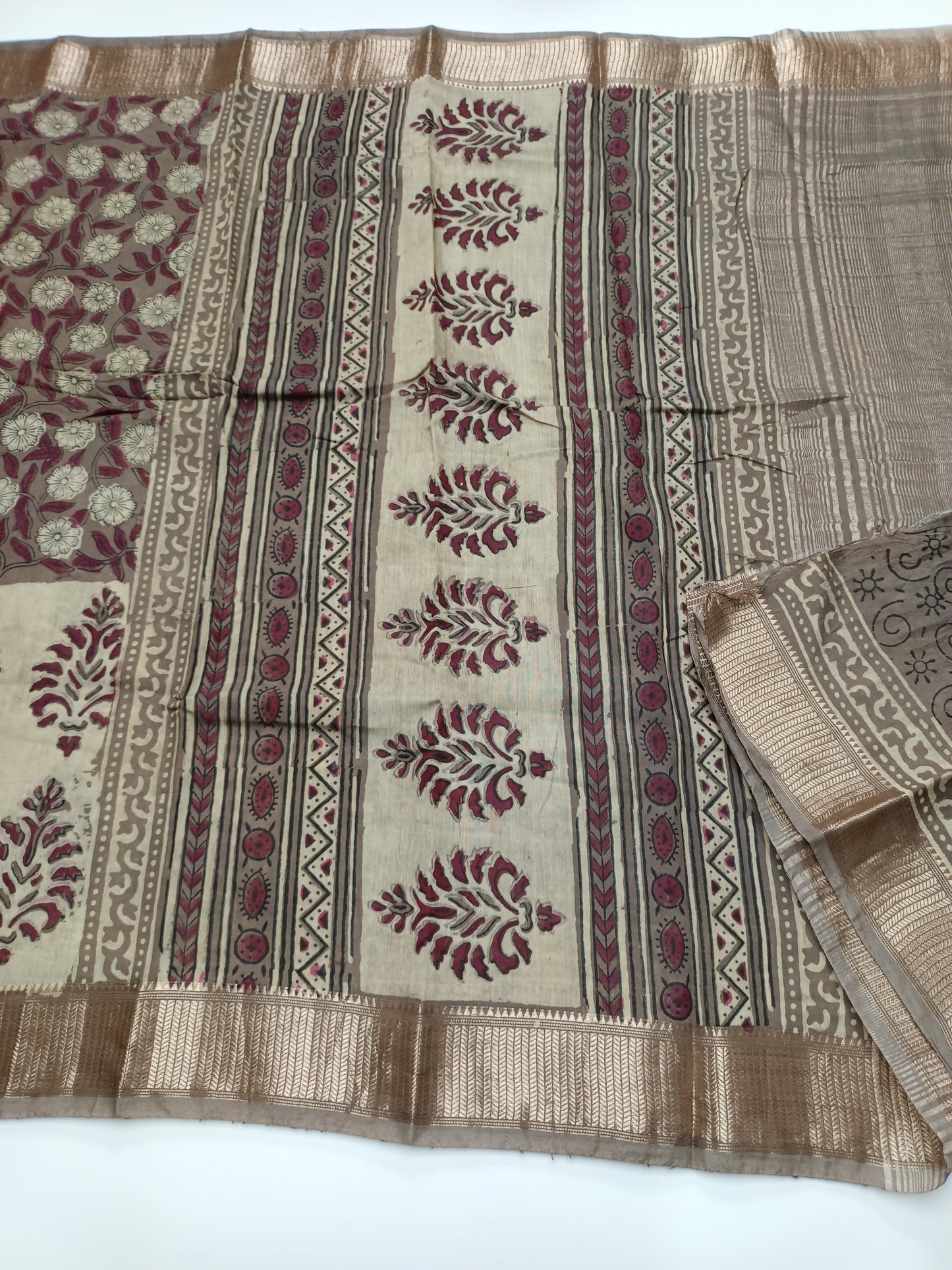 FANCY ASSAM COTTON SAREE