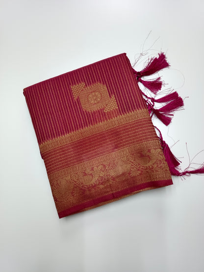 FANCY BAMBOO SILK SAREE