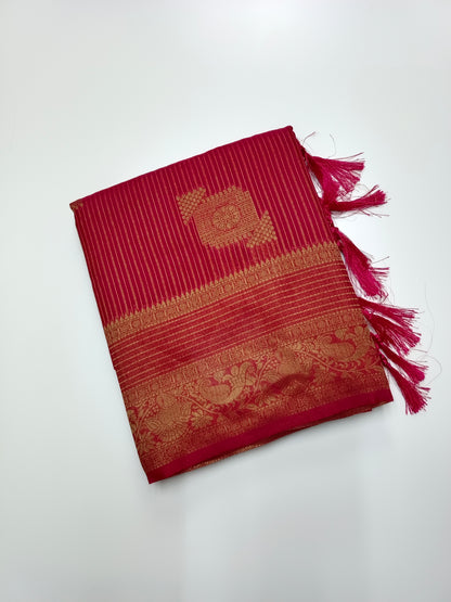 FANCY BAMBOO SILK SAREE