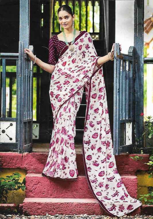 FANCY SYNTHETIC SAREE
