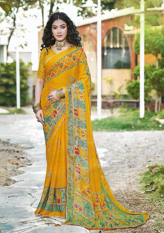 FANCY SYNTHETIC SAREE