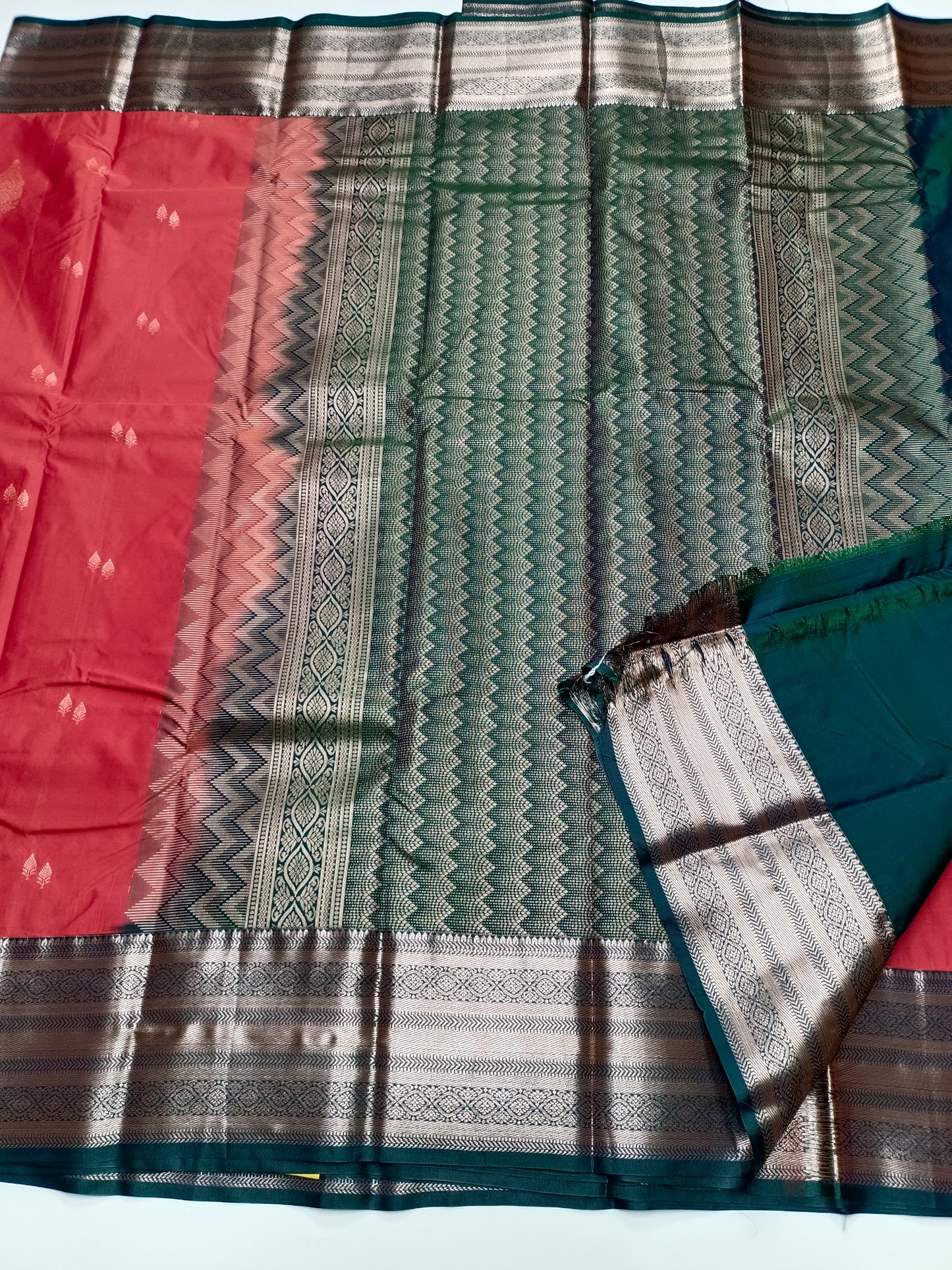 KANCHIPURAM SEMI SILK SAREE