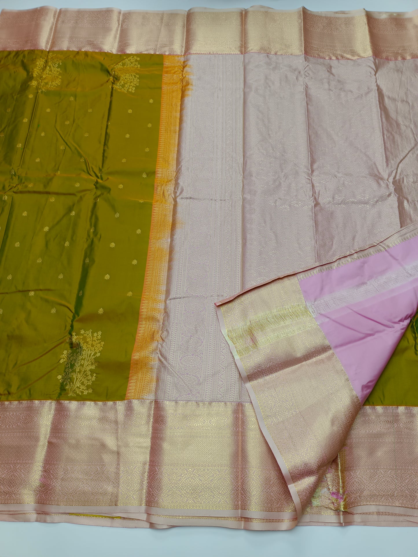 KANCHIPURAM SEMI SILK SAREE