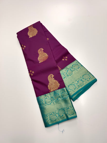 KANCHIPURAM SEMI SILK SAREE