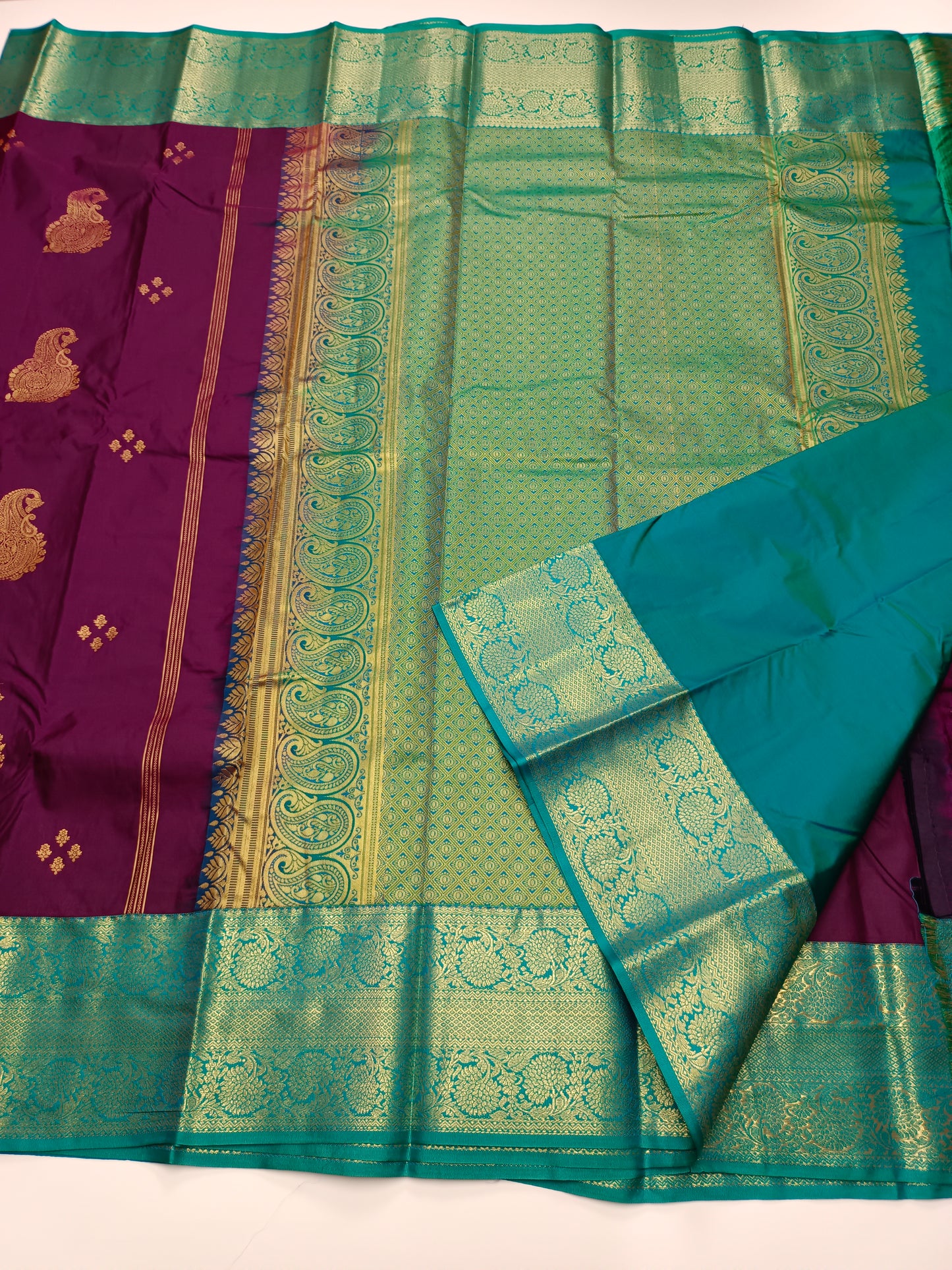 KANCHIPURAM SEMI SILK SAREE