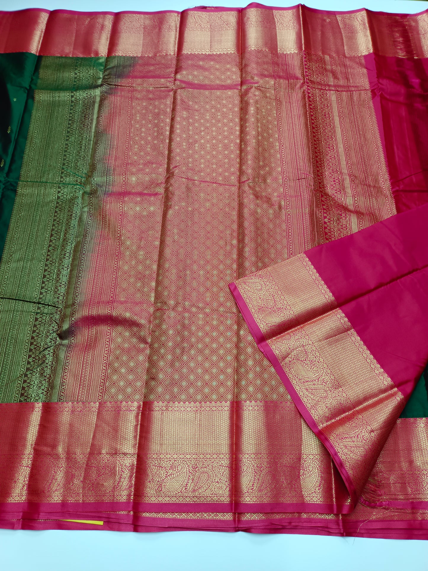 KANCHIPURAM SEMI SILK SAREE