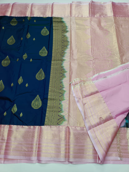 KANCHIPURAM SEMI SILK SAREE