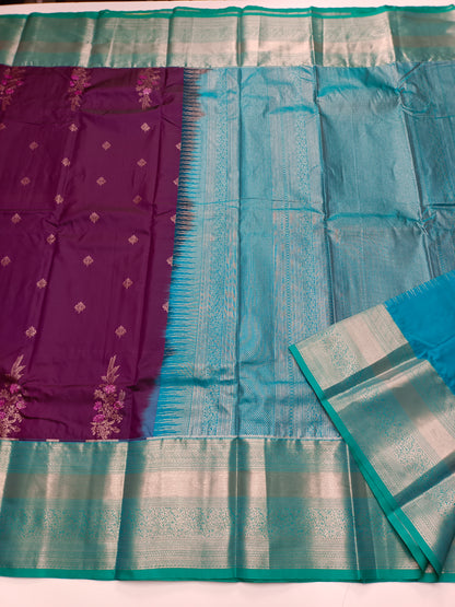 KANCHIPURAM SEMI SILK SAREE