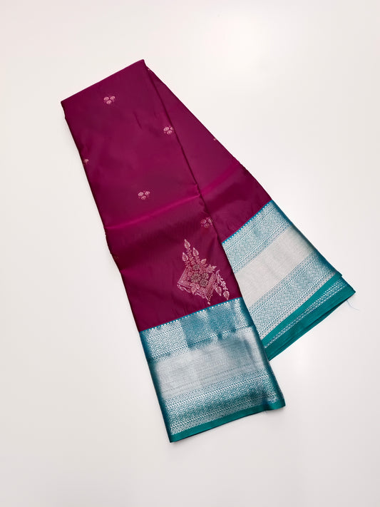 KANCHIPURAM SEMI SILK SAREE