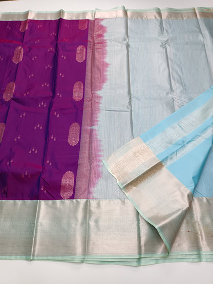KANCHIPURAM SEMI SILK SAREE