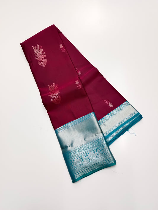 KANCHIPURAM SEMI SILK SAREE