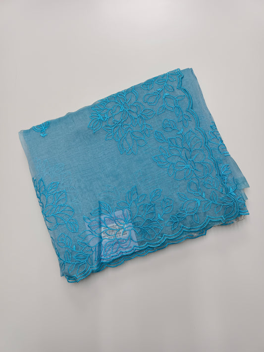 FANCY SUPERNET SAREE