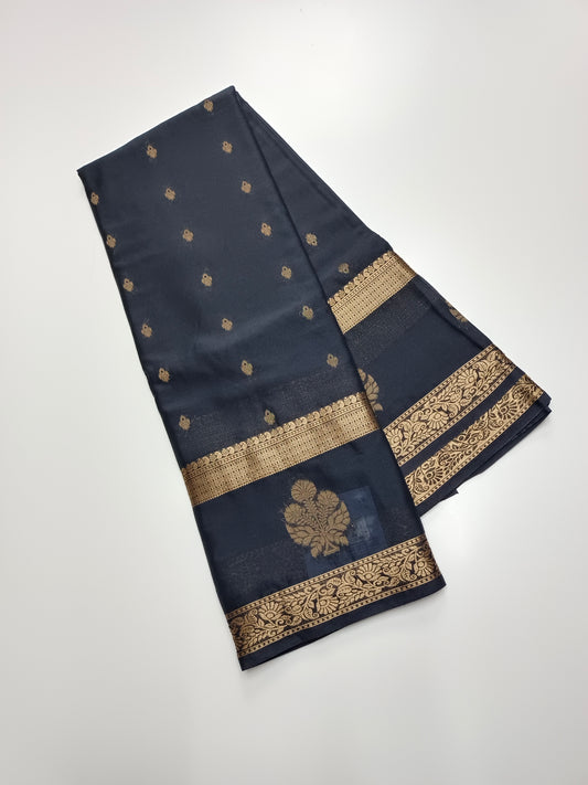 SEMI CREPE SILK SAREE