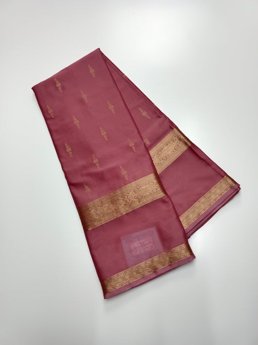SEMI CREPE SILK SAREE