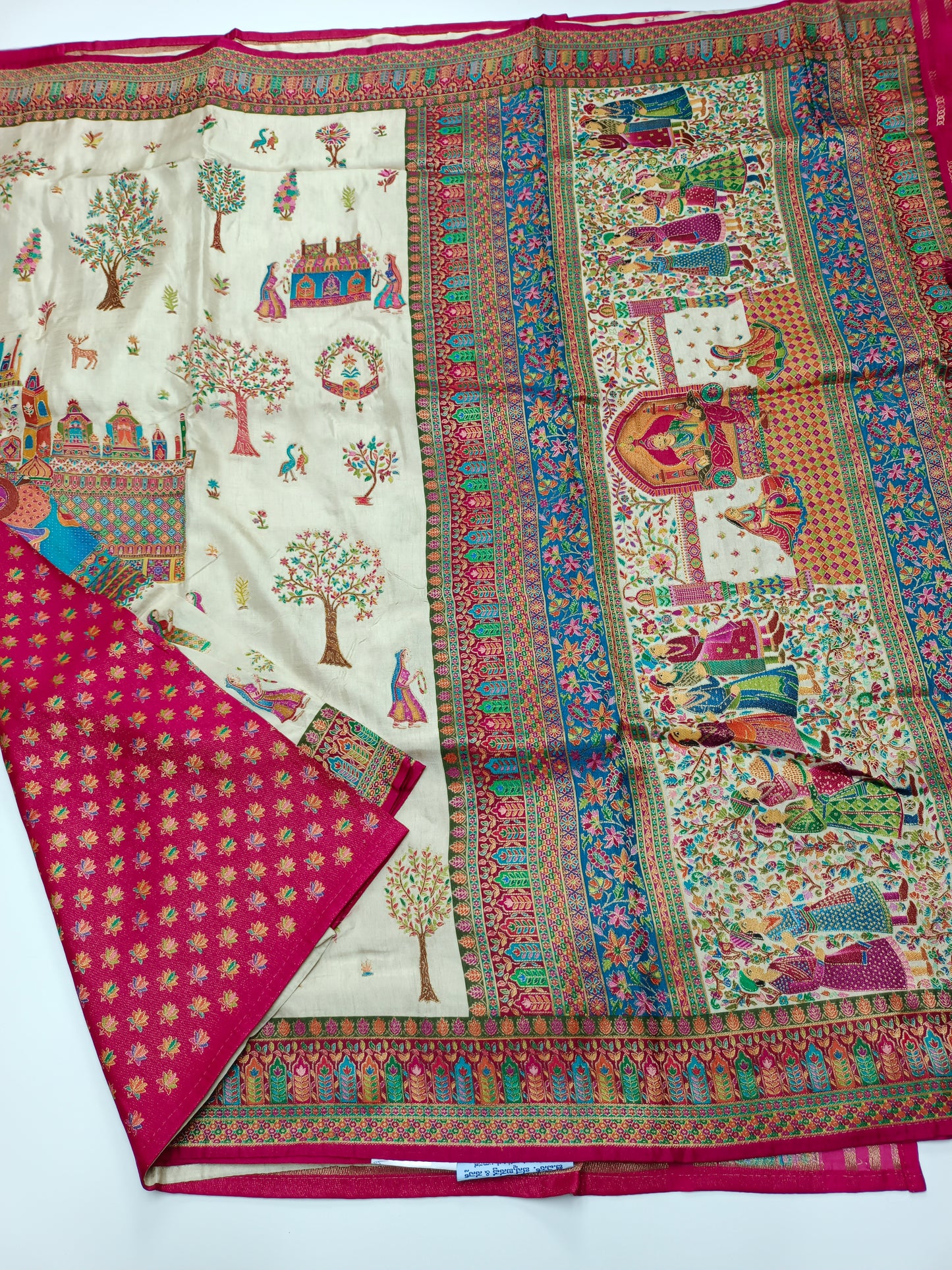 FANCY PASHMINA SAREE