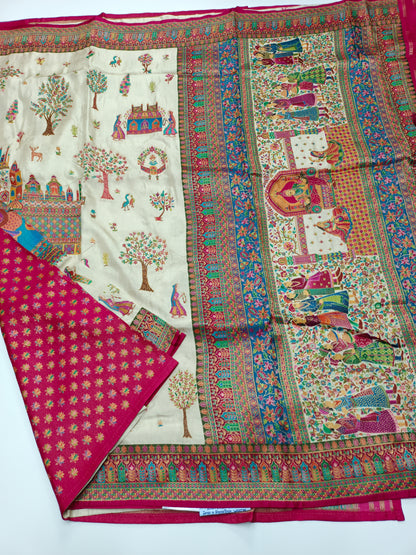 FANCY PASHMINA SAREE