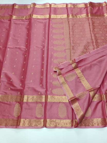 SEMI CREPE SILK SAREE