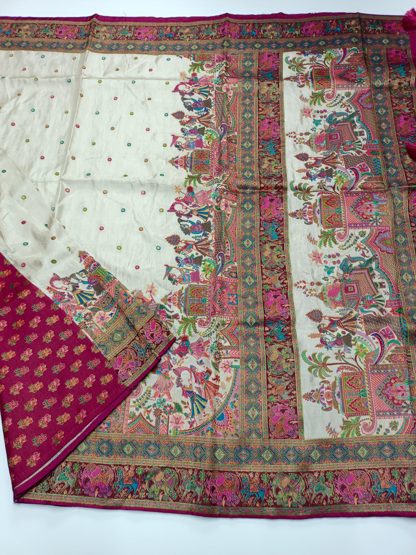 FANCY PASHMINA SAREE