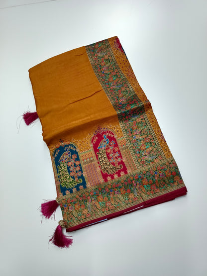 FANCY PASHMINA SAREE