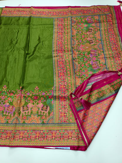 FANCY PASHMINA SAREE