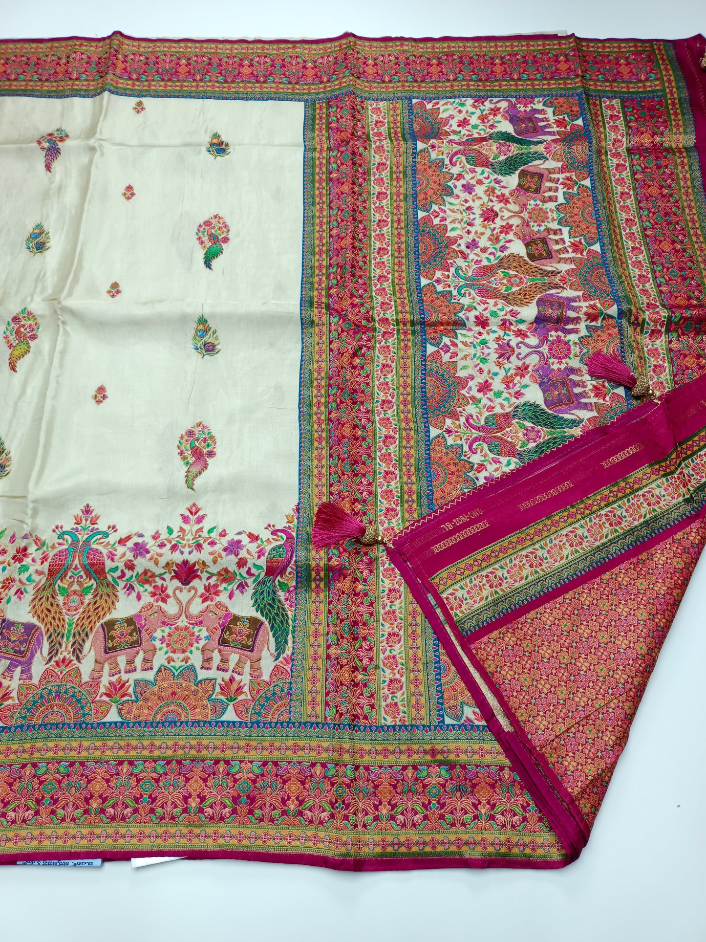 FANCY PASHMINA SAREE