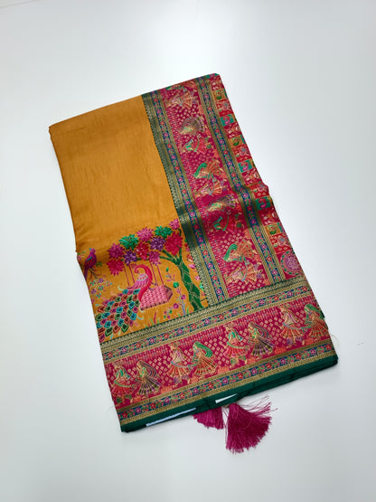 FANCY PASHMINA SAREE