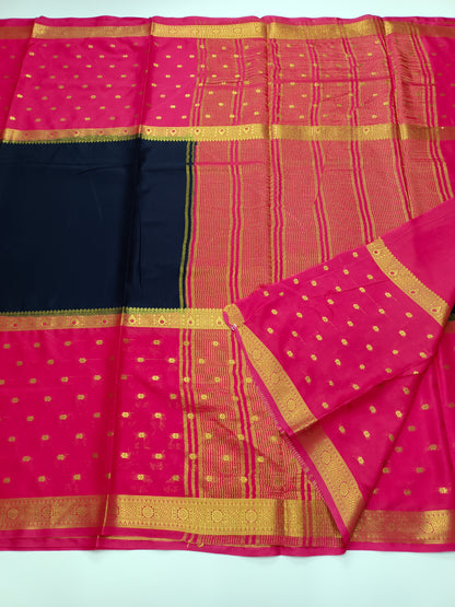 SEMI CREPE SILK SAREE