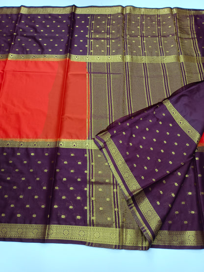 SEMI CREPE SILK SAREE