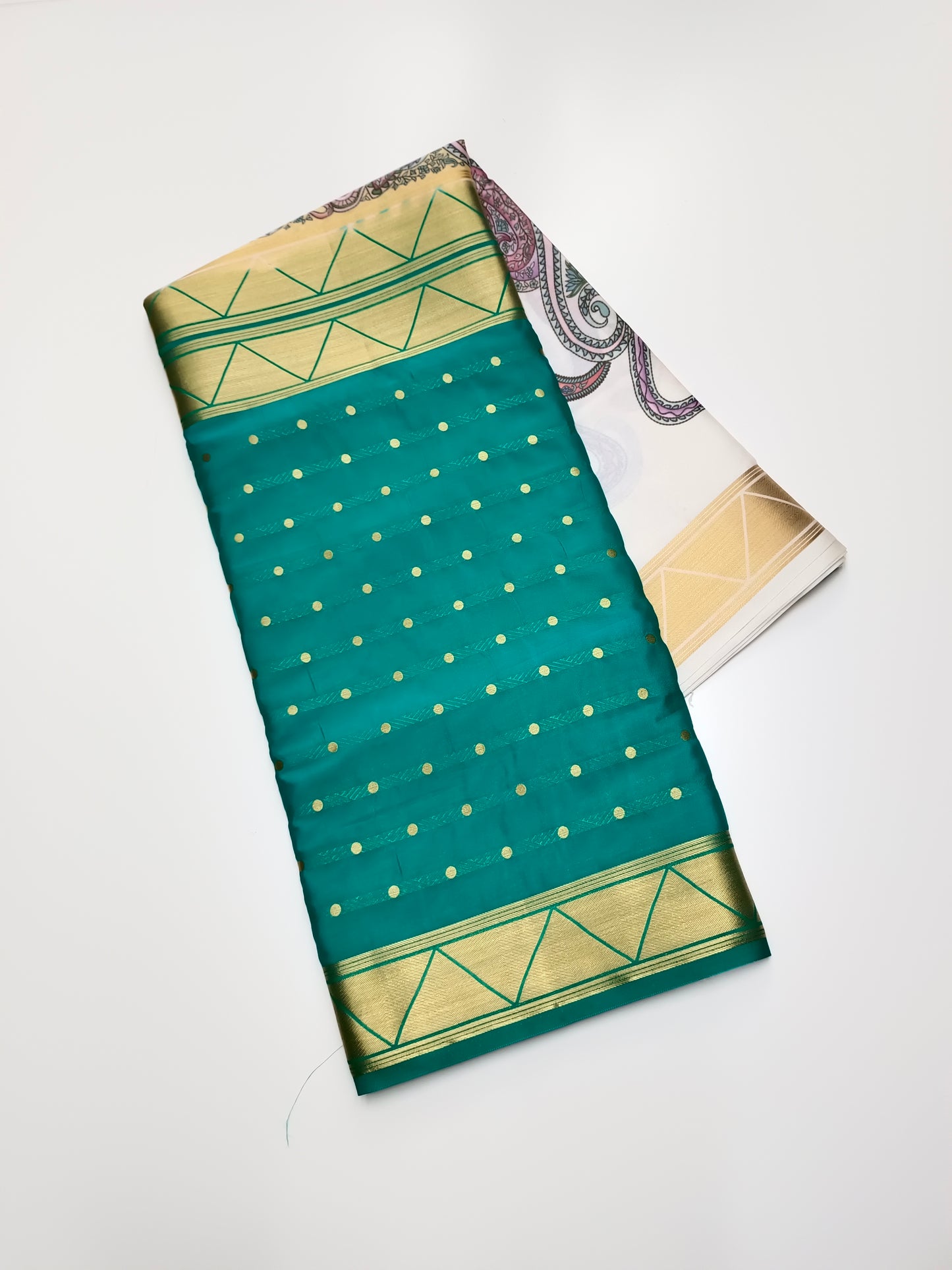 2D FANCY PRINTED ART CREPE  SAREE