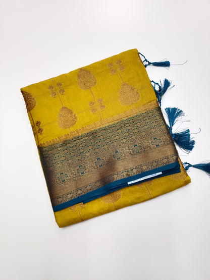 FANCY LENIN SAREE