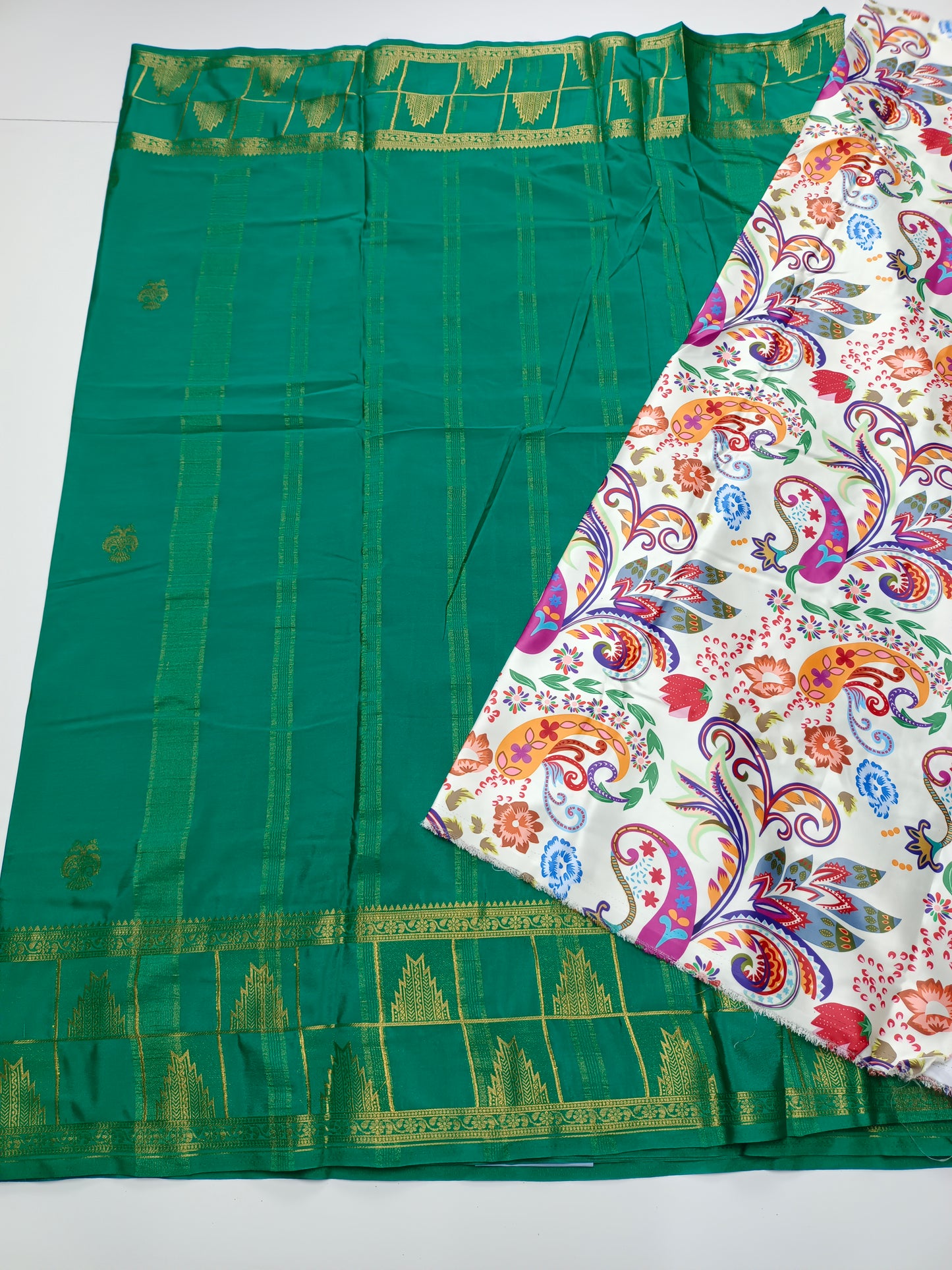 SEMI CREPE SILK SAREE