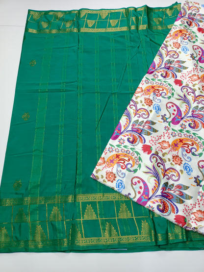 SEMI CREPE SILK SAREE