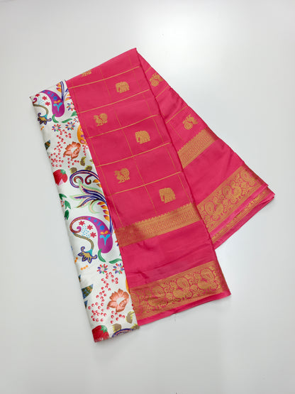SEMI CREPE SILK SAREE