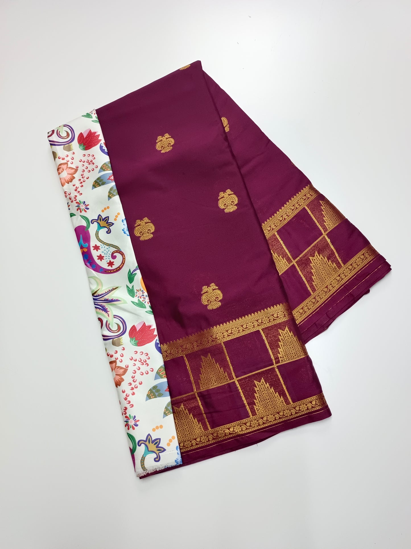 SEMI CREPE SILK SAREE