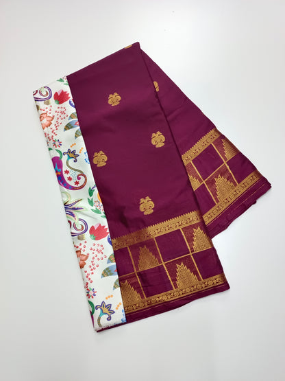 SEMI CREPE SILK SAREE
