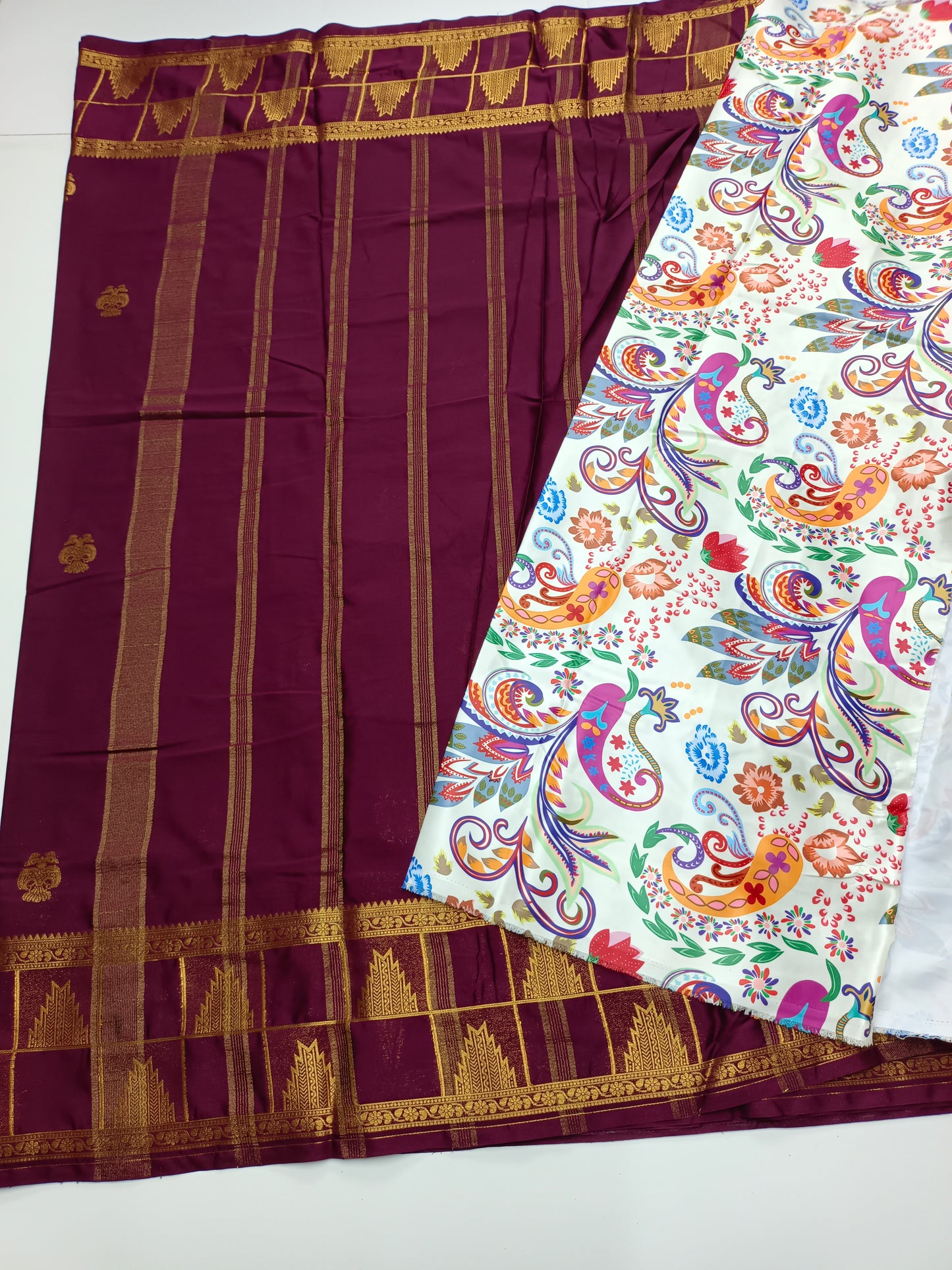 SEMI CREPE SILK SAREE