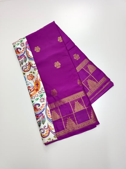 SEMI CREPE SILK SAREE