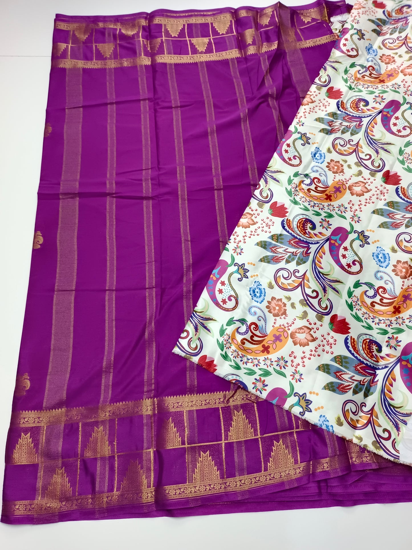 SEMI CREPE SILK SAREE