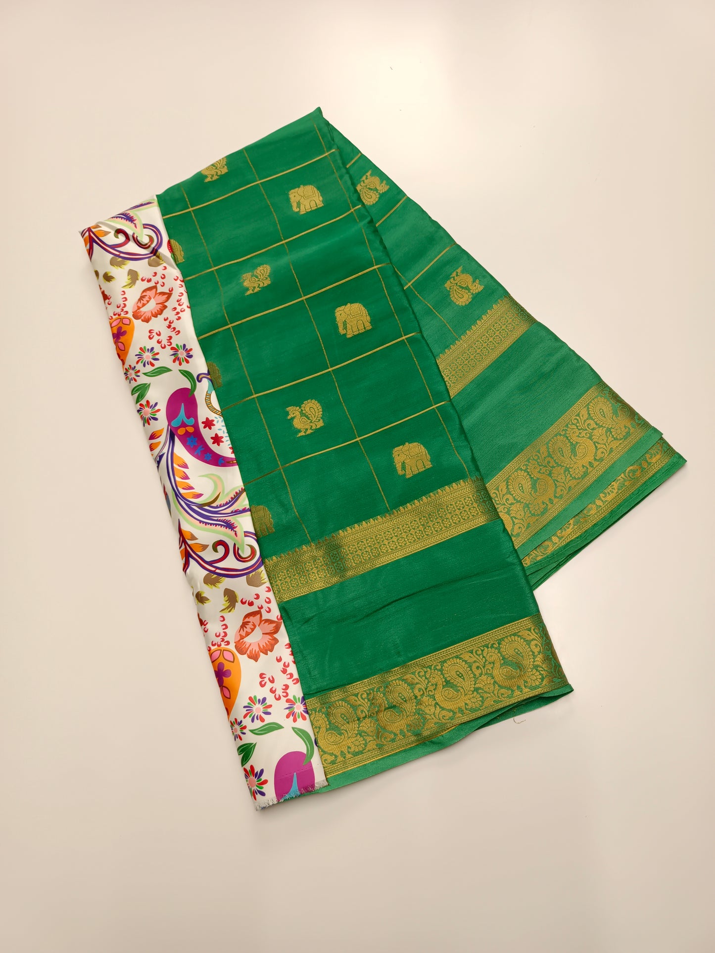 SEMI CREPE SILK SAREE
