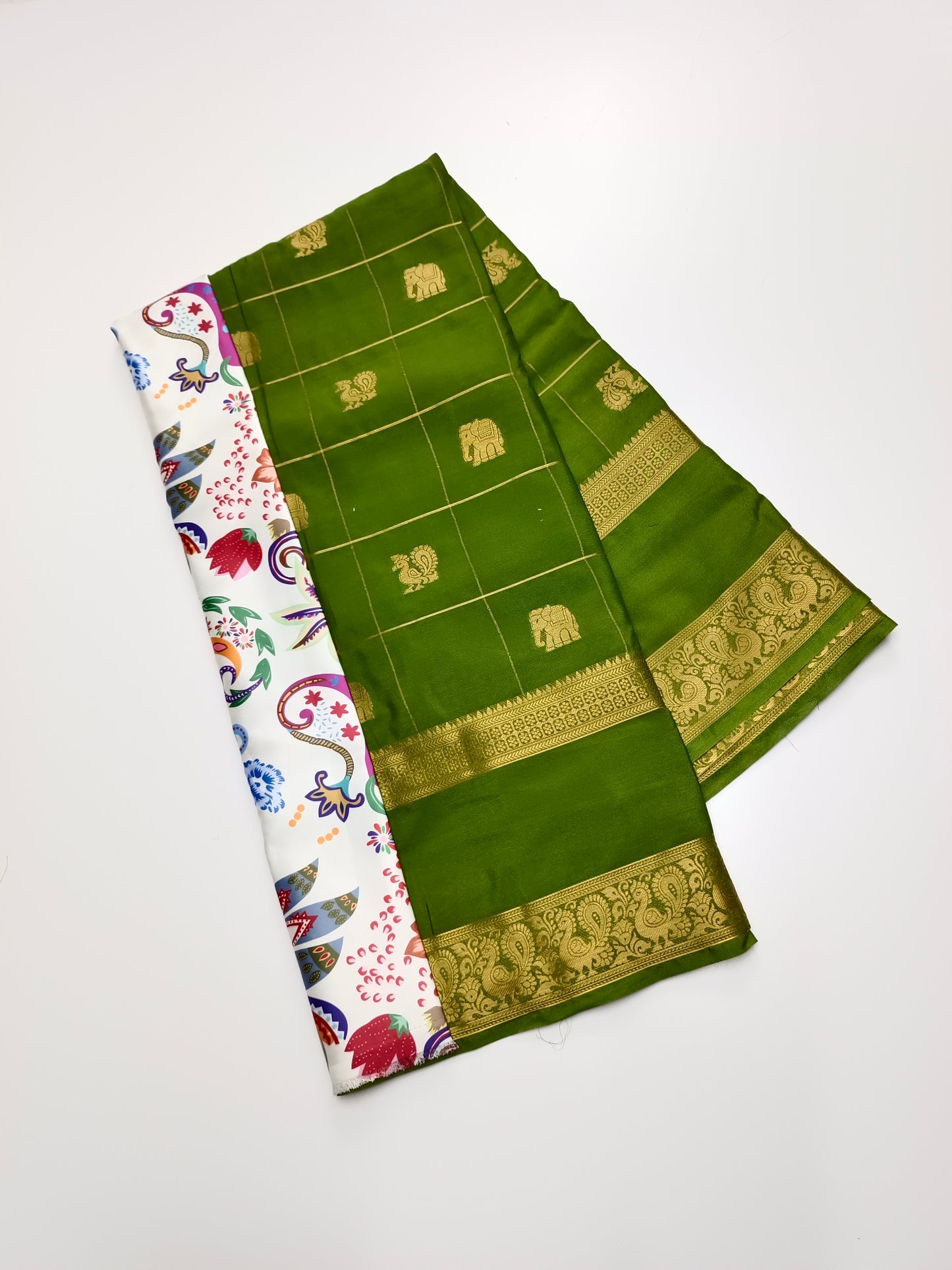 SEMI CREPE SILK SAREE