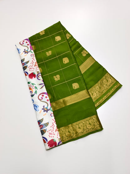 SEMI CREPE SILK SAREE
